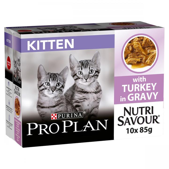 PRO PLAN Nutrisavour Kitten Wet Cat Food Turkey