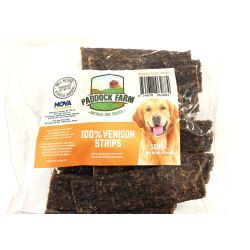 Paddock Farm 100% Venison Strips for Dogs