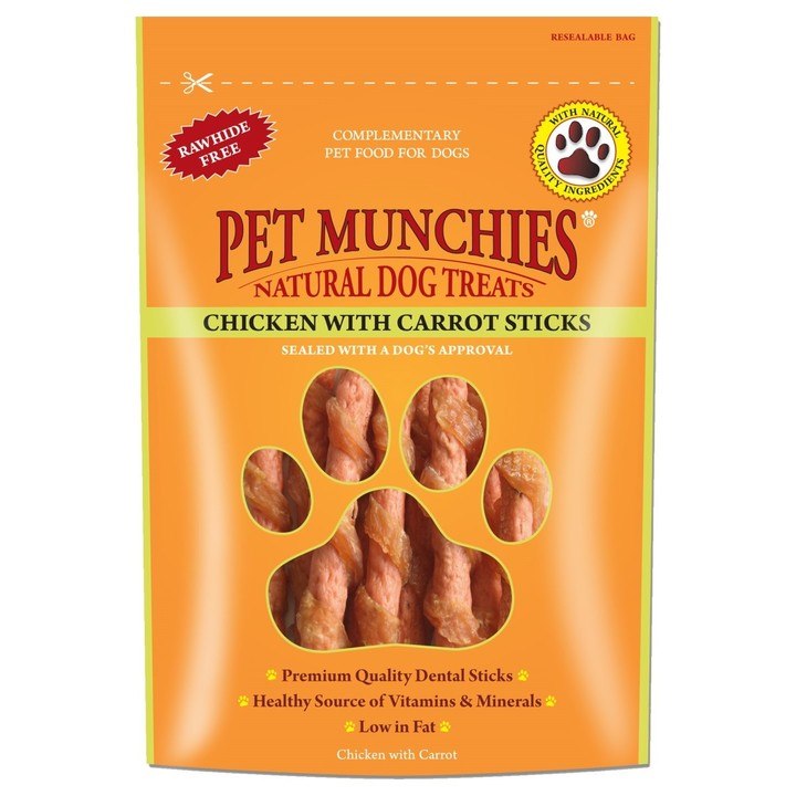 Pet Munchies Chicken with Carrot Sticks