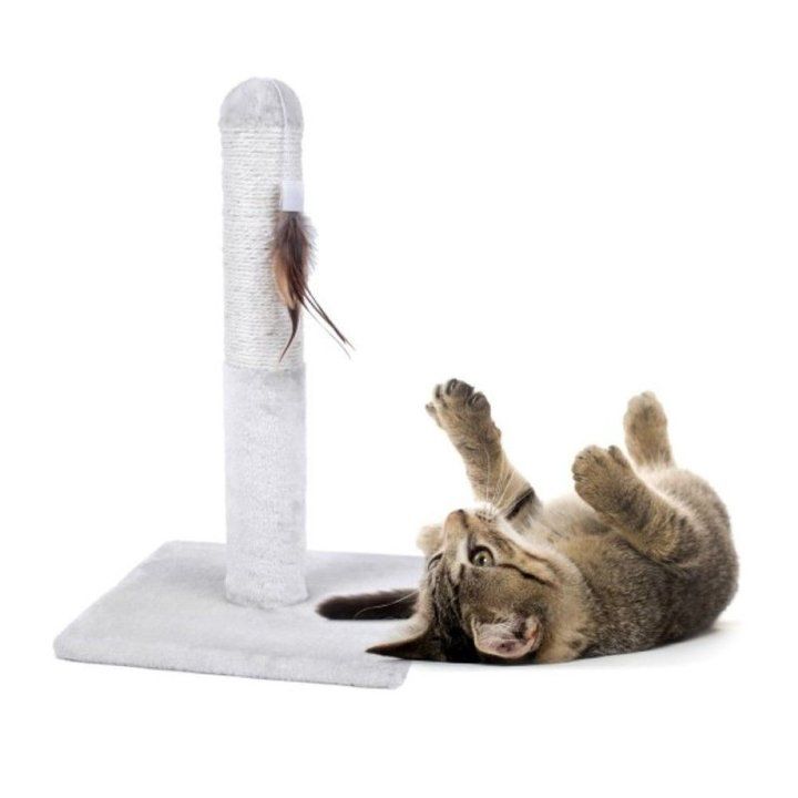 Petface Scratch Post for Cats Cream