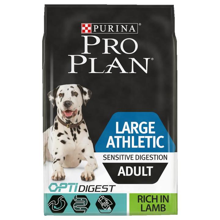 PRO PLAN Optidigest Sensitive Digestion Large Athletic Adult Dry Dog Food Lamb