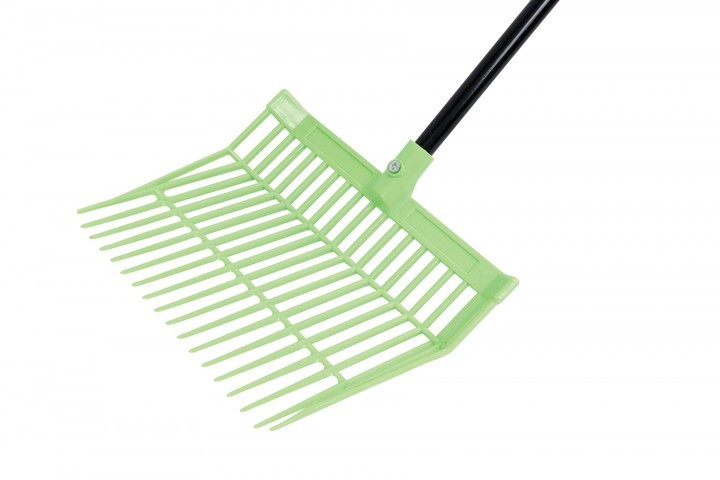 Roma Brights Revolutionary Lime Stable Rake with Handle