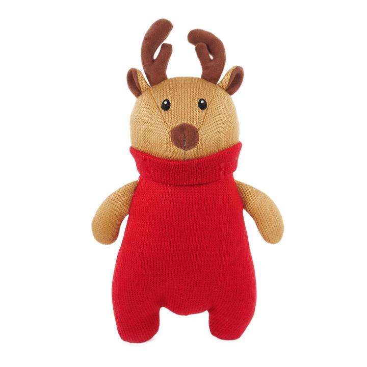 Rosewood Cupid & Comet Festive Knitted Reindeer Dog Toy