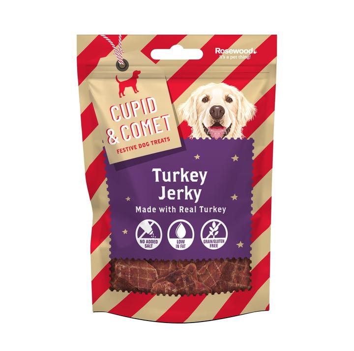 Rosewood Cupid & Comet Turkey Jerky Dog Treats