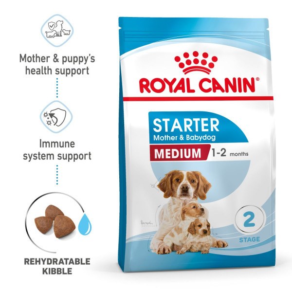 ROYAL CANIN® Medium Starter Mother & Babydog Adult and Puppy Food