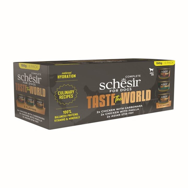 Schesir Taste The World Adult Dog Food Variety Pack