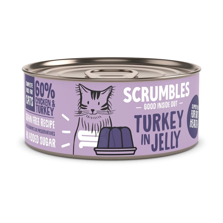 Scrumbles Turkey in Jelly Cat Food