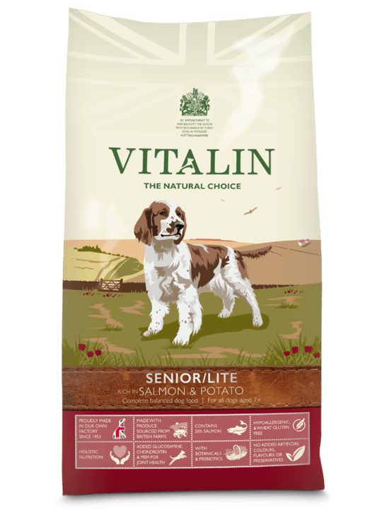 Vitalin Senior Lite Mature or Overweight Diet Dog Food