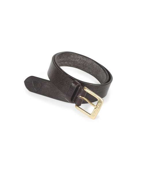 Shires Aubrion 35mm Leather Belt Brown