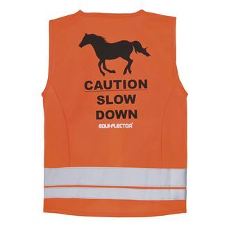 Shires EQUI-FLECTOR Safety Vest Orange