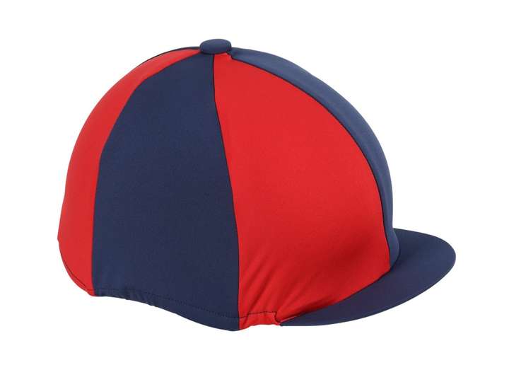 Shires Hat Cover Navy Red