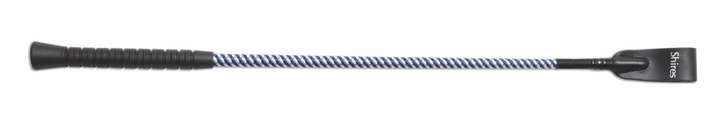 Shires Rubber Grip Whip Navy/ White