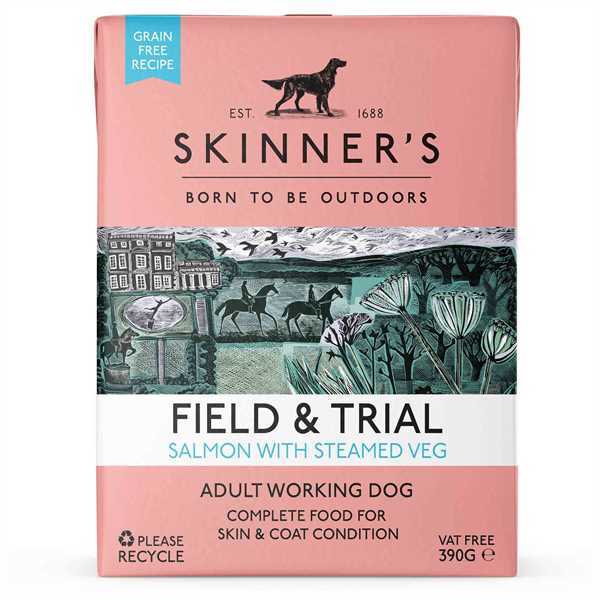 Skinner&#039;s Field & Trial Adult Working Dog Wet Food Salmon