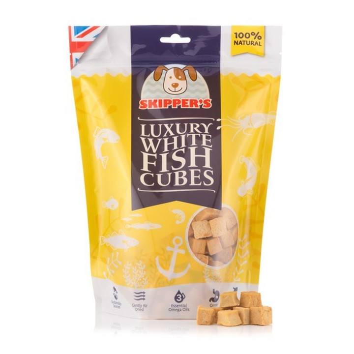 Skipper&#039;s Luxury 100% White Cod Training Cubes for Dogs