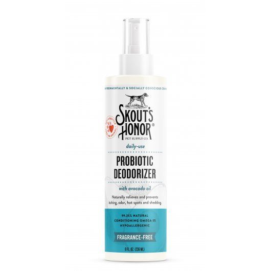Skout's Honor Probiotic Fragrance-Free Daily Use Deodorizer for Dogs & Cats