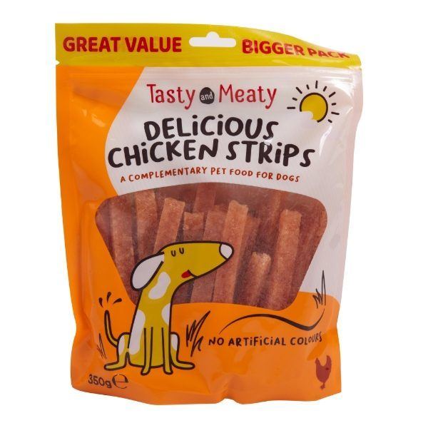 Tasty & Meaty Chicken Strips for Dogs