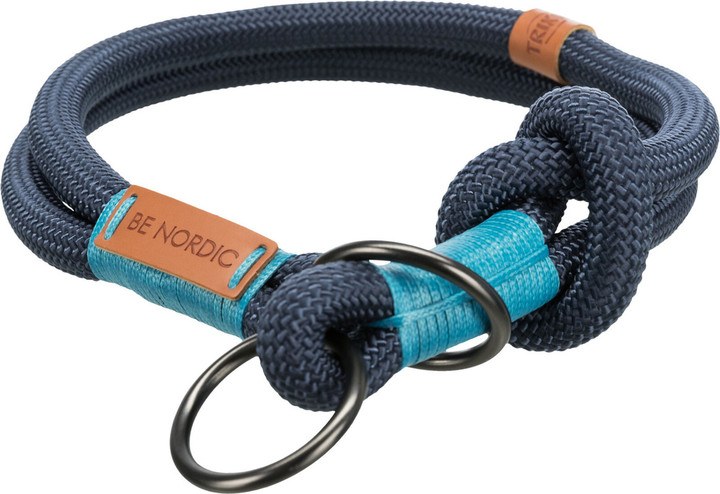 Trixie BE NORDIC Stop-the-pull Collar for Dogs Dark Blue/Light Blue