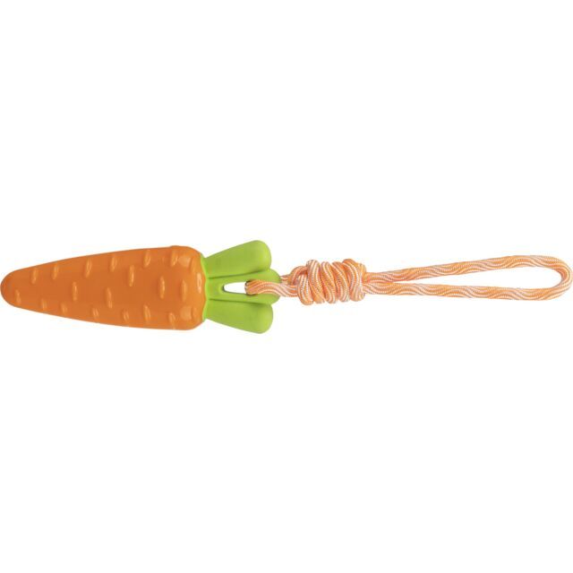 Trixie Carrot On Rope Dog Toy