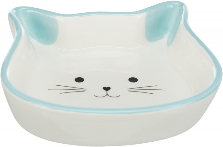 Trixie Cat Face Shape Ceramic Bowl for Cats