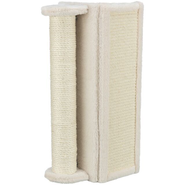 Trixie Cat Scratching Board for Corners with Post Beige
