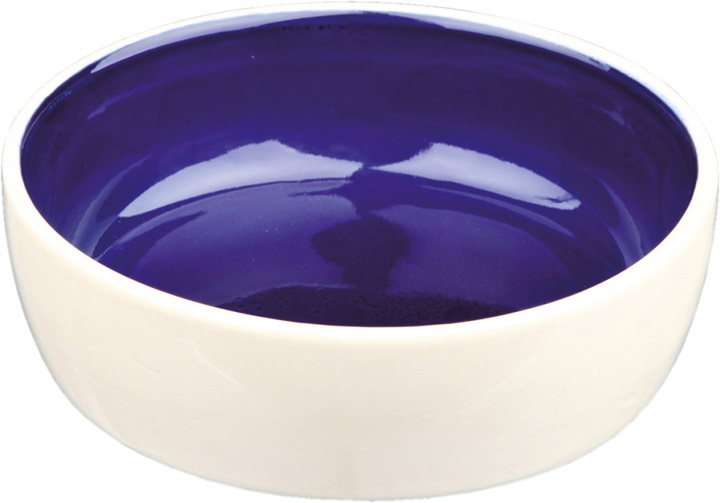 Trixie Cream/Blue Ceramic Bowl for Cats