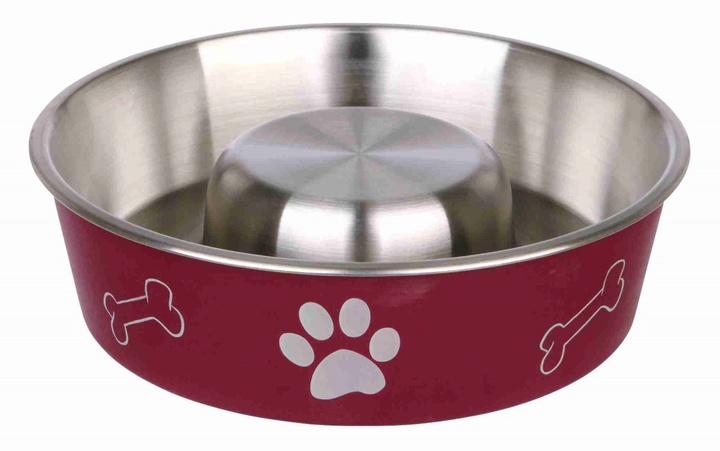 Trixie Dog Slow Feeding Plastic Coated Bowl