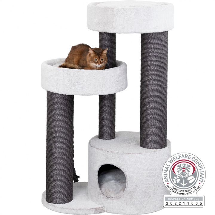 Trixie MIchele Scratching Post Light Grey for Cats