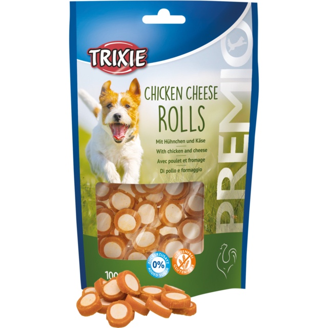 Trixie PREMIO Chicken Cheese Rolls For Dogs