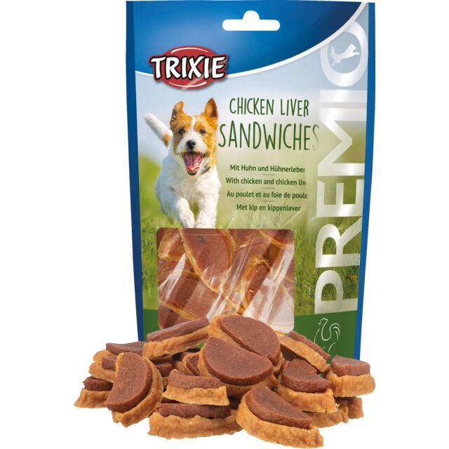 Trixie PREMIO Chicken Liver Sandwiches for Dogs