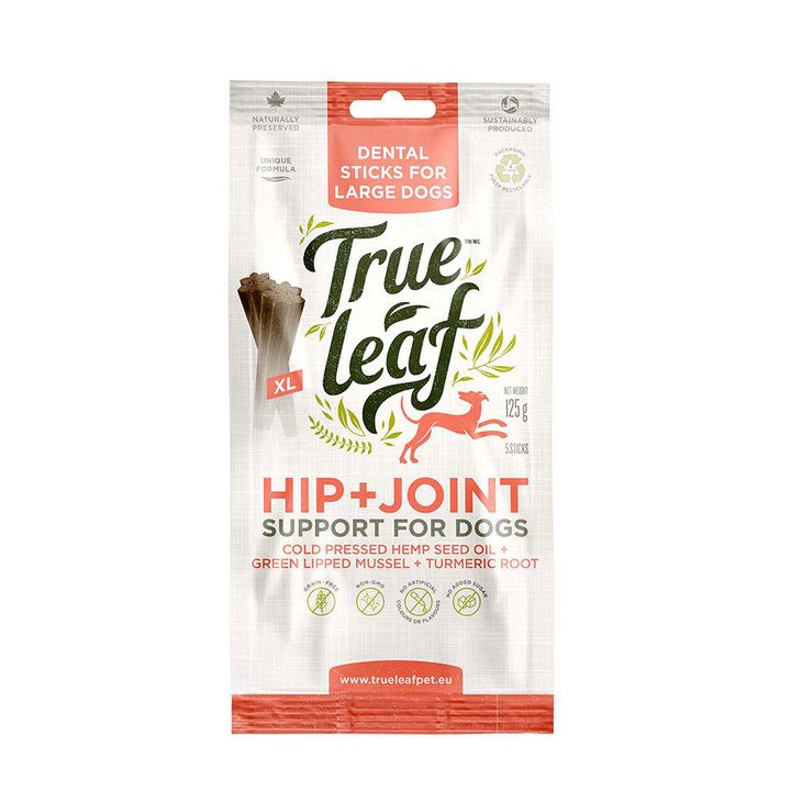 True Leaf Hip & Joint Dog Dental Sticks Large