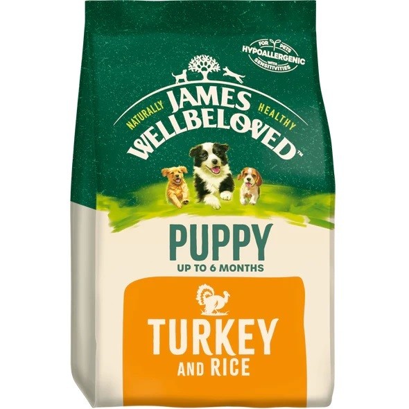 James Wellbeloved Puppy Dry Food Turkey & Rice
