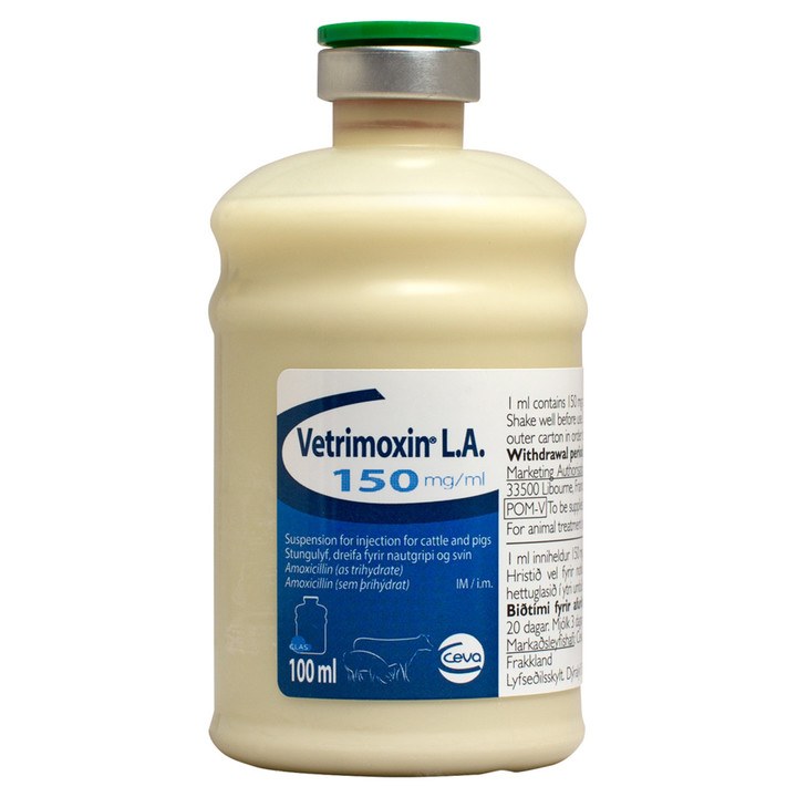 Vetrimoxin L.A. 150 mg/ml suspension for injection for cattle and pigs