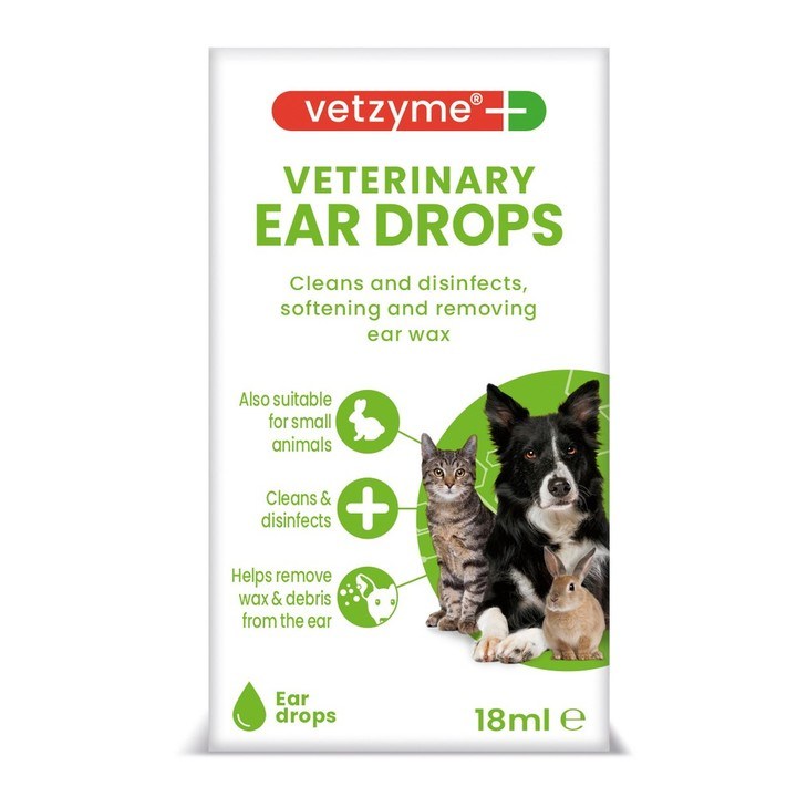 Vetzyme Antibacterial Ear Drops & Cleanser