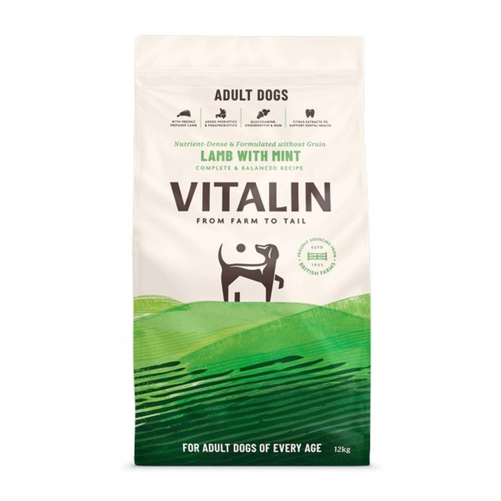 Vitalin Lamb & Mint Adult Dog Food