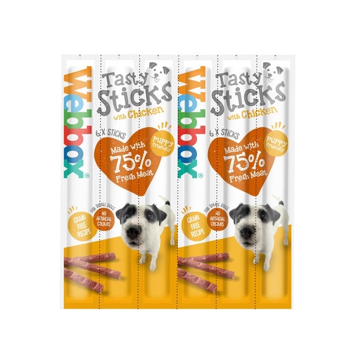 Webbox Delight Tasty Dog Sticks with Chicken