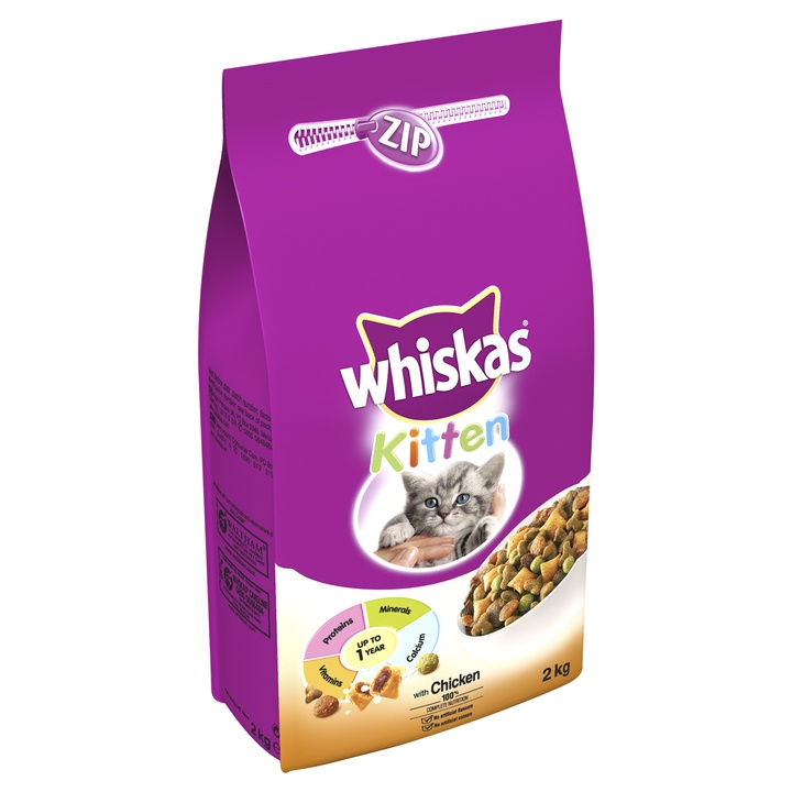 Whiskas Complete Chicken Kitten Food