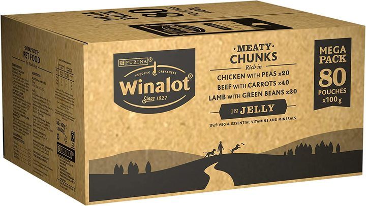 Winalot Dog Food Pouches Bulk Pack