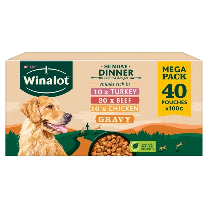 Winalot Sunday Dinner Dog Food Pouches