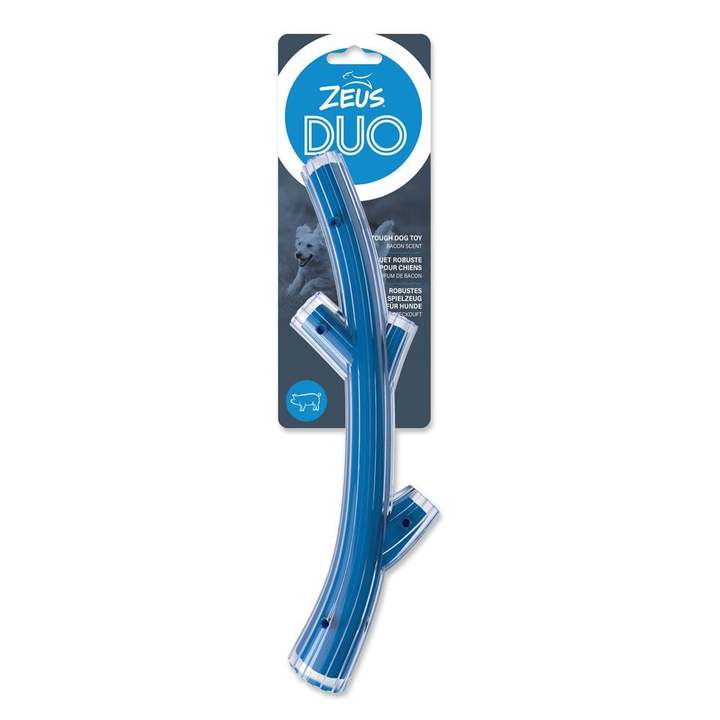 Zeus Duo Bacon Scented Stick Dog Toy