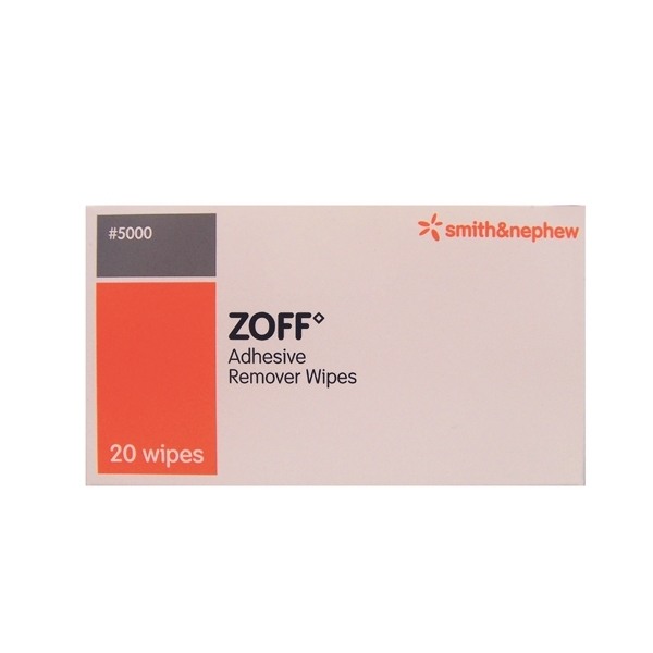 Zoff Adhesive Remover Wipes - Pack of 20, First Aid, Physio, Taping  Accessories, Wipes