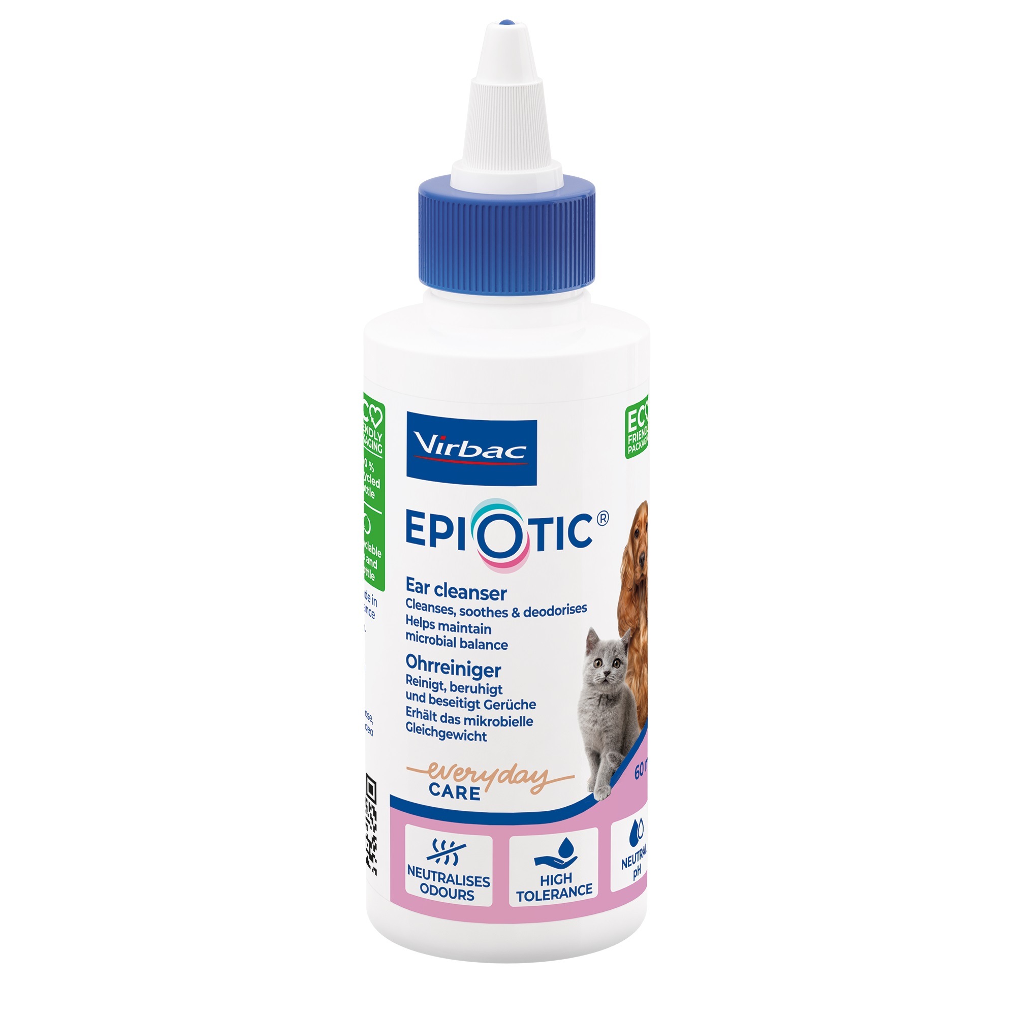 Epi-Otic Advanced Ear Cleanser for Dogs, Cats, Puppies and Kittens Virbac -  Ear Care, Health