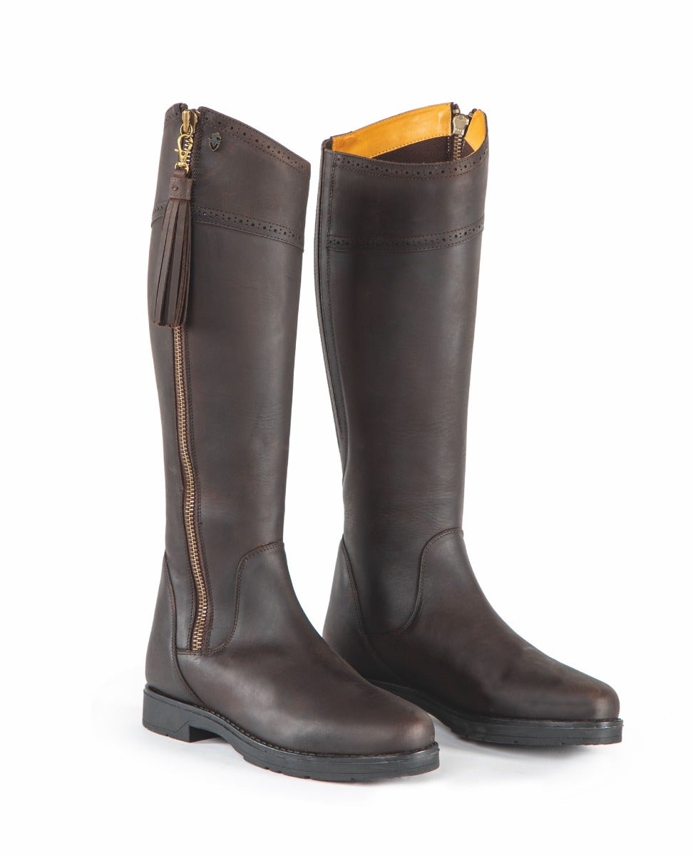 Moretta Adults Alessandra Country Boots Chocolate | VioVet.co.uk