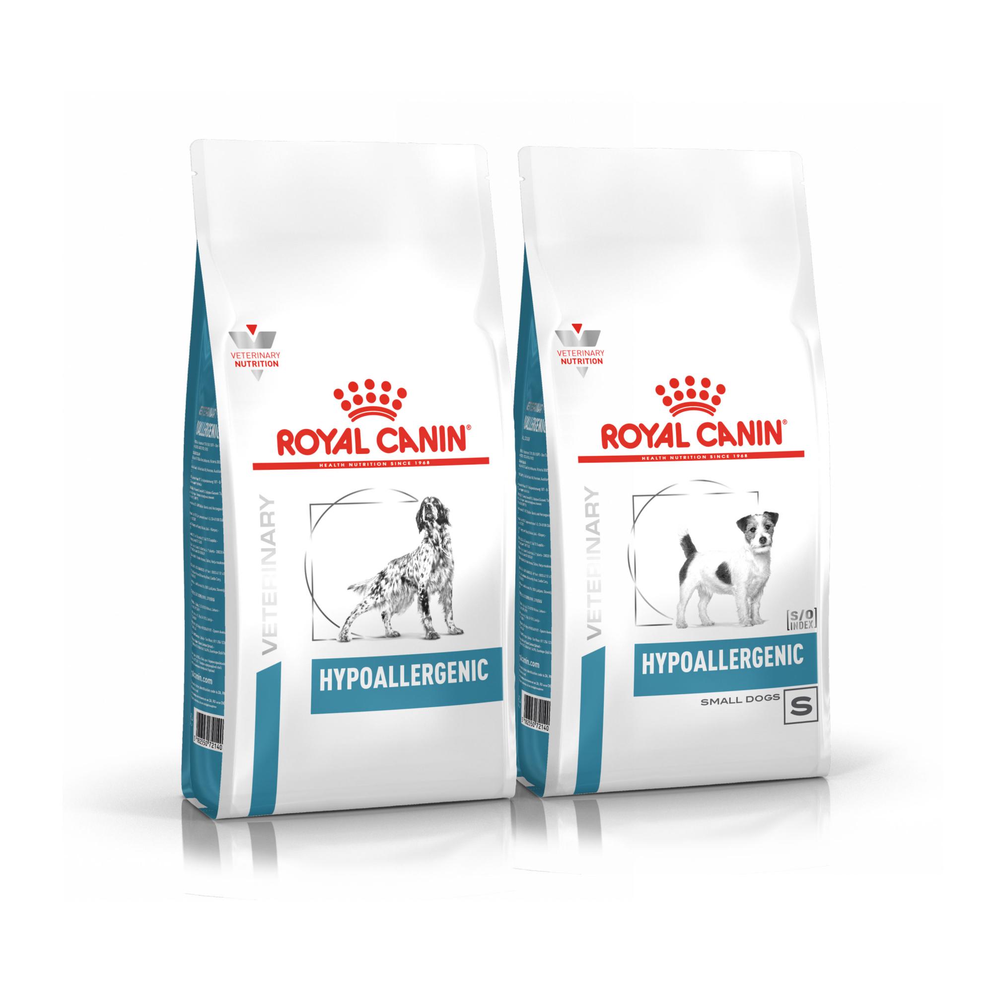 Royal Canin Veterinary Diet HYPOALLERGENIC SMALL DOG (under 10kg) 1kg ...