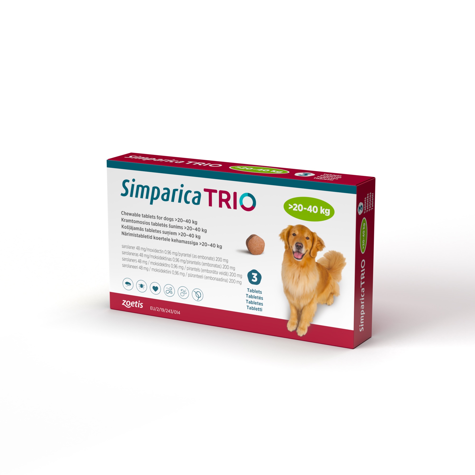 Simparica Trio chewable tablets for 🐶 dogs