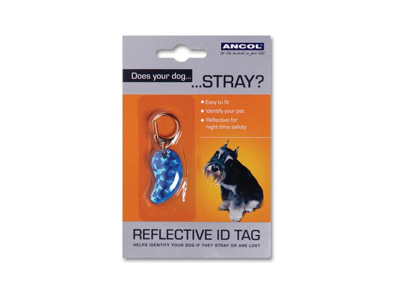 Ancol Dog Reflective Id Tags Assorted