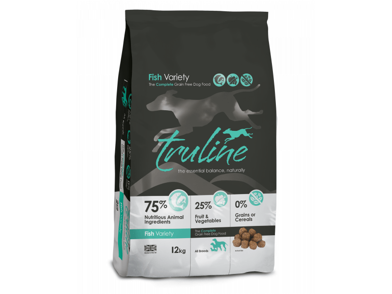 Pero Food Truline Fish Variety Dog Food - Salmon/Green/Grain 12Kg