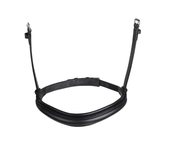 Collegiate Mono Crown Cavesson Noseband - Warmblood Black