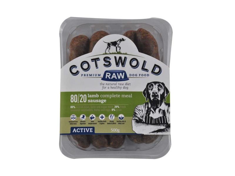 Cotswold Active RAW complete - Lamb Sausage - 500g
