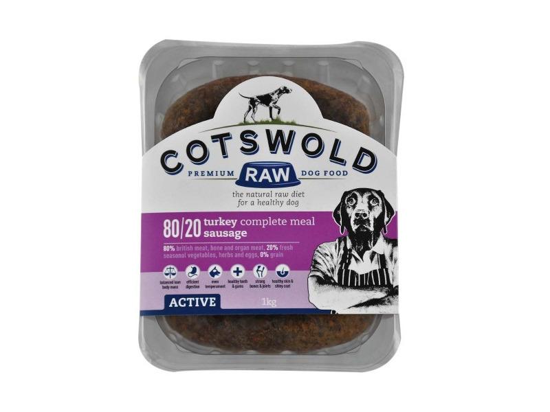 Cotswold Active RAW complete - Turkey Sausage - 500g