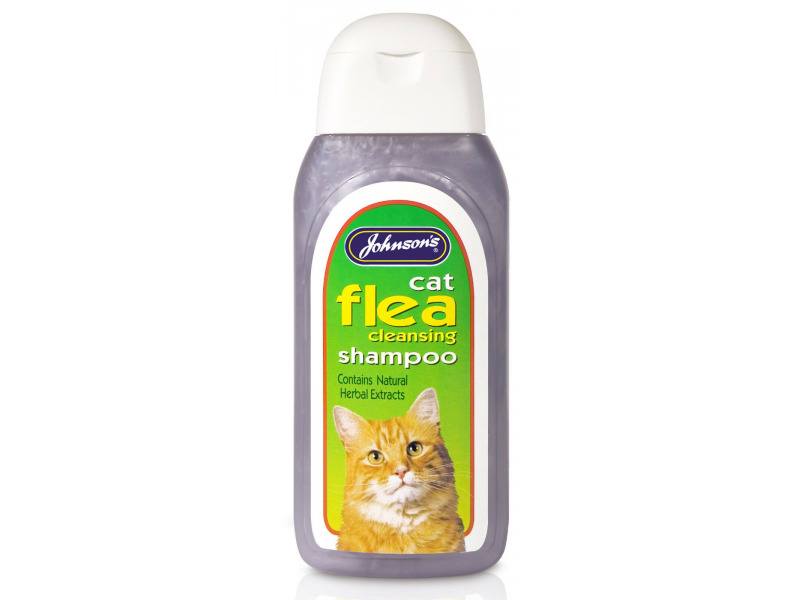 Johnsons Cat Flea Cleansing Shampoo Cats eBay